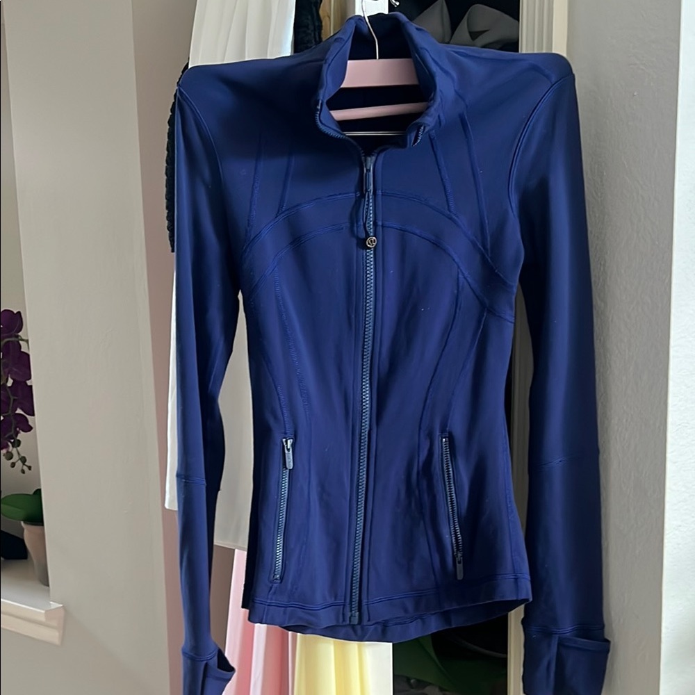 Lululemon Athletica Blue Utility Jacket Tailored Design